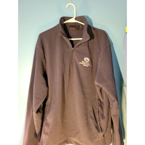 North End Ladies Navy Blue Quarter Zip Pullover Fleece Sweatshirt Size XL - Picture 1 of 6